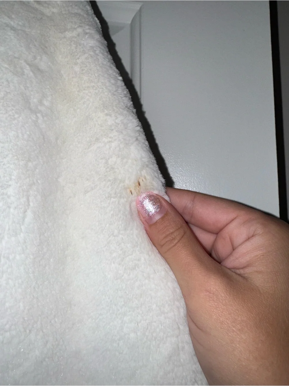 Rothschild Cream Faux-Fur Hooded Coat with Leopard Trim